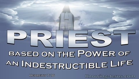Hebrews 7:16 The Power Of An Indestructible Life (blue)